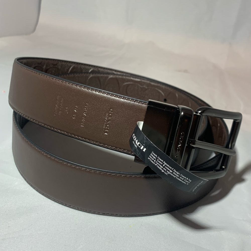 Harness Buckle Cut-To-Size Reversible Belt - Picture 5 of 7